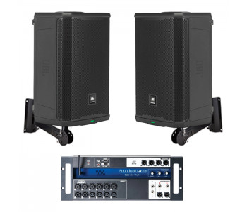 Акустична система 2 колонки JBL PRX915 + мікшер
